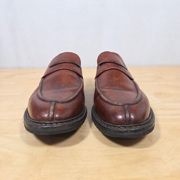 Allen Edmonds Winnetka Men\'s Sz 11.5 D Brown Oxford Leather Shoes Slip On Solid main image 4